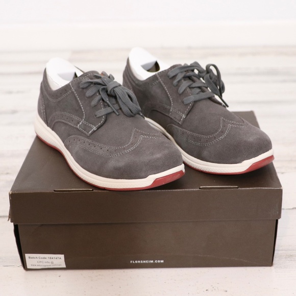 Florsheim Great Lakes Wingtip Oxford Jr Boys 6.5 NEW - Picture 1 of 8